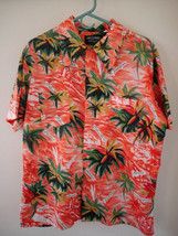 Vintage 60s Sir Clifford HolidayWear Tropical Hawaiian Aloha Mens Shirt M-L 48&quot; - £32.12 GBP