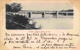 Nuovo Ponte New Bridge Po River Casale Italy postcard - £5.35 GBP