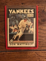 Don Mattingly 1986 O-PEE-CHEE (01186) - £2.37 GBP
