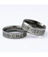 Viking Ring 316L Stainless steel Nordic Odin Norse Amulet Rune words Rin... - £7.82 GBP
