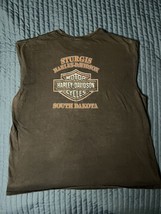 Harley Davidson Black Sleeveless T Shirt Sturgis South Dakota 2XL Qualit... - $14.40