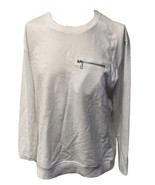 INC INTERNATIONAL CONCEPTS Men&#39;s Knit Pure White Pullover Sweatshirt Siz... - $29.69