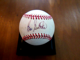 BILL GULLICKSON EXPOS YANKEES TIGERS PITCHER SIGNED AUTO USED OML BASEBA... - $69.29