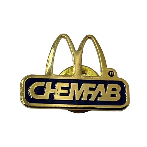 McDonald’s ChemFab Corporate Partnership Employee Crew Enamel Lapel Hat Pin - £4.47 GBP