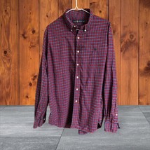 Ralph Lauren Classic Fit Shirt Mens Size XL Multicolor Plaid Classic Red... - $23.00
