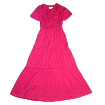 NWT by Anthropologie The Somerset Maxi in Pink Lumensilk Edition Dress XXS 2XS - $120.00