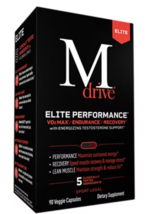 M Drive Elite for Men - Energizing Testosterone Support for Endurance &amp; ... - $94.99