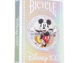 1 DECK Bicycle Disney 100 holographic playing cards USA SELLER - $15.95