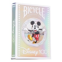 1 DECK Bicycle Disney 100 holographic playing cards USA SELLER - £12.74 GBP