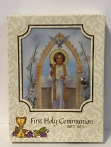 Girl&#39;s First Holy Communion Wallet, Gift Set - 5 pc Set, New - £13.37 GBP