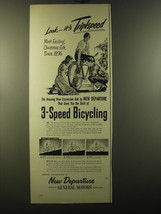 1950 New Departure Triplspeed Bicycle Conversion Ad - Look.. It's triplspeed - £14.48 GBP