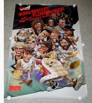 King Biscuit Flower Hour Poster Vintage 1988 15th Anniversary Artist Caricatures - £550.45 GBP