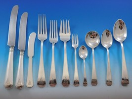 #19 by Durgin Sterling Silver Flatware Set for 12 Service 212 pieces Dinner Deco - $19,795.05