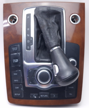 07-15 AUDI Q7 CENTER CONSOLE SHIFTER BEZEL RADIO CONTROL PAN 4L0864261E ... - $165.04