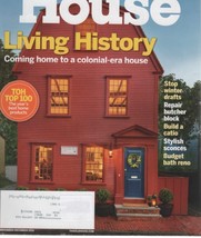 This Old House Magazine Nov/Dec 2016 Living History Colonial Era House - $1.75