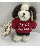 Boyds Bears 4&quot; Mini Message Best Buddy Dog Puppy Red Shirt Thinkin of Ya... - £116.58 GBP