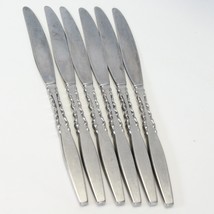 International Lyon Alhambra Dinner Knives 8 3/4&quot; Stainless Lot of 6 - £21.98 GBP