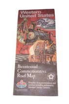 Standard Oil Bicentennial Western United States Commemorative Road Map 1976 - £6.07 GBP