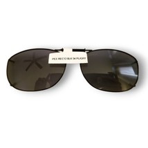 Pex Rec 12 Black 54 PL Grey Clip-on Sunglasses Lens Frames - $18.22