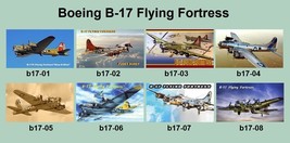 8 Different B-17 Flying Fortress Warplane Magnets - $100.00