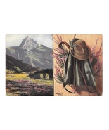 2 Artist Paintings Clothing Mountain Marke Egemes Serie 63 Austria 1913 ... - £3.98 GBP