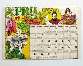 April 1980 2-Sided Class Calendar &amp; Sea Anemone Poster Instructor Magazine - $19.70