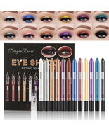 12pcs/set Durable Sweatproof Eyeliner Pencil Eye Shadow Pencil - $34.41 CAD