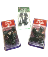Football Jig Head Fishing Lures 3 Unopened Packs of 4 Black - $266.09 MXN