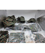 Imperial Stripe Longaberger Basket Liner Lot / 19 Sleigh Bell Ambrosia K... - $136.65 CAD