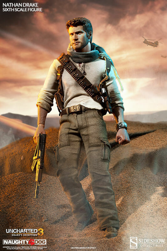 Sideshow Collectibles Exclusive Uncharted 3 Nathan Drake Sixth Scale Figure - $450.00