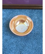 ANCHOR HOCKING PEACH LUSTRE DESSERT BOWL - $7.75
