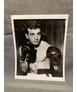 Actor Welterweight Boxer Lenny Mangiapanie Autograph 8x10 Kg - $470.41 MXN