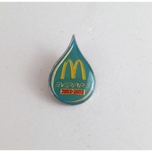 Vintage 2002-2003 Everare Water Drop/Rain Drop McDonald&#39;s Employee Lapel... - $10.19