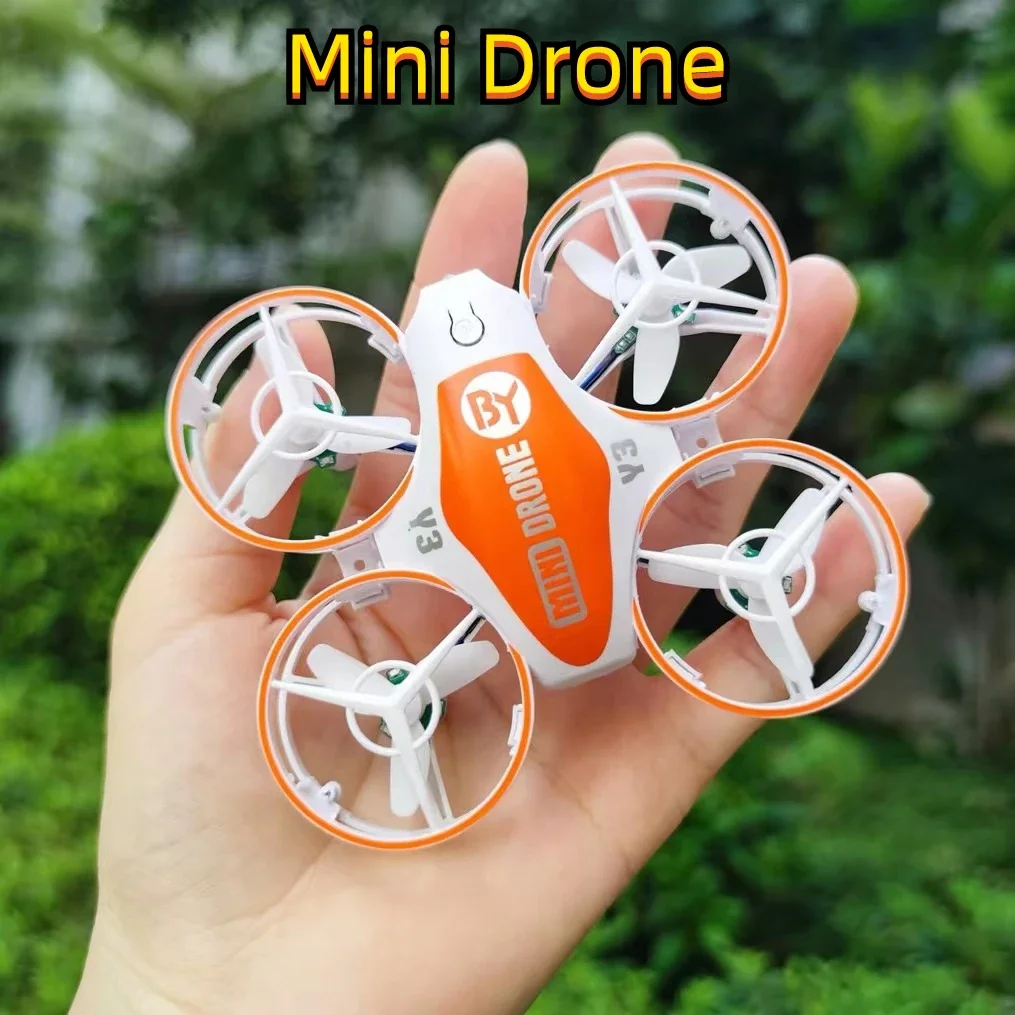 Remote control UAV RC Mini Drone Children&#39;s RC ToyUFO One Button Takeoff and - £19.53 GBP