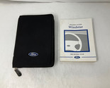 2001 Ford Windstar Owners Manual Handbook Set with Case OEM B04B38020 - $17.32