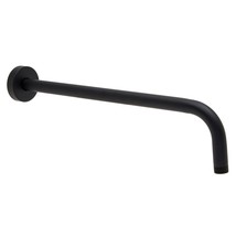 Shower Head Arm Extension With Flange, 15 Inch Wall Mounted Arm, Matte B... - $29.99