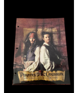 Pirates of the Caribbean Folder Disney Collectible Johnny Depp Vintage Y... - $16.69