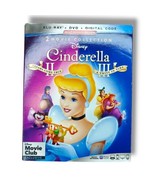 Disney Cinderella II and III 2-Movie Collection Blu-ray &amp; DVD NEW Sealed  - £13.28 GBP