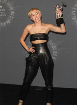 Miley Cyrus MTV Video Music Awards Black Colour Mono ectric, Women Wasit Belted  - £125.30 GBP