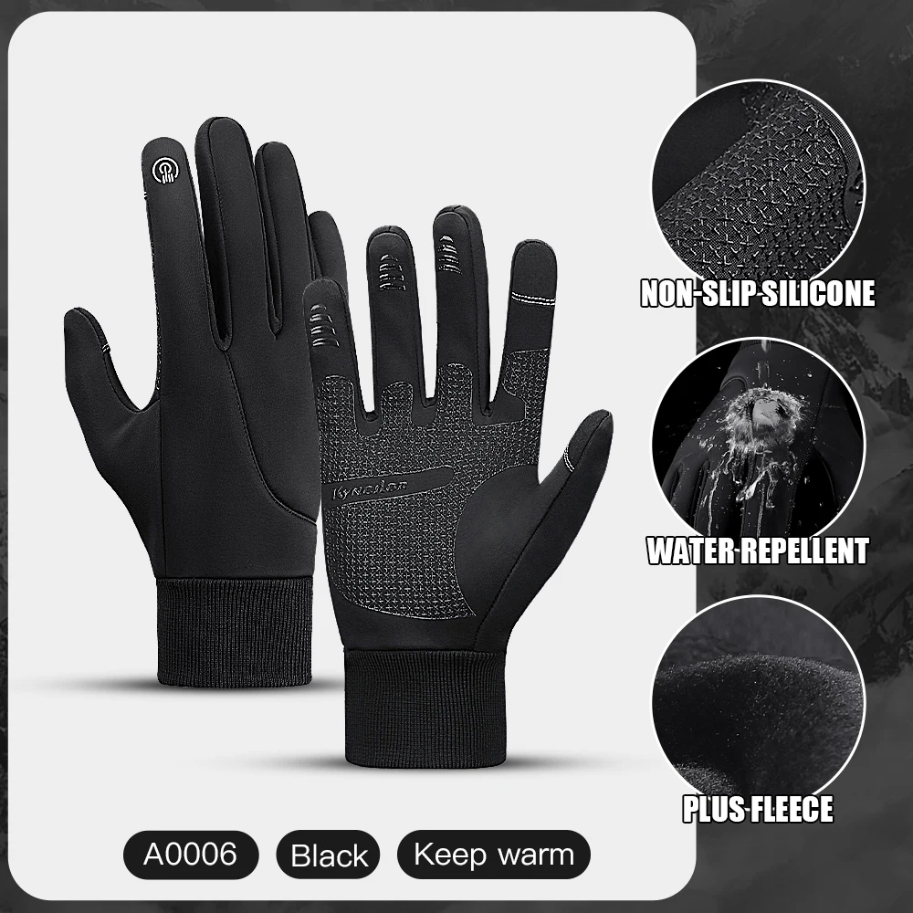 Kyncilor Men Women Winter Gloves Outdoor  Touch Screen Waterproof Fleece Gloves  - $46.91