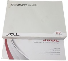  SOUL      2015 Owners Manual 404391Tested - $46.73