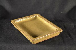 Bonsai POT/TRAY,CERAMIC Humidity TRAY,6&quot; Brown,Rectangular Shape,Hard To Find!!! - £14.64 GBP