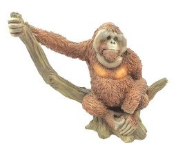 1990 Castagna Monkey Gorilla Sitting on a Tree Branch 6 1/4&quot;L x 5 1/4&quot;H Figurine - £19.97 GBP