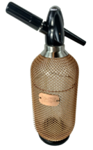 Ketel One Vodka Copper Chainmail Art Deco Seltzer Spritzer Bottle 2005 Barware - £166.67 GBP