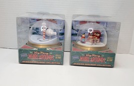 Set of 2 Vintage Blockbuster Frosty Snowman and Rudolph Spin CHRISTMAS - £20.33 GBP