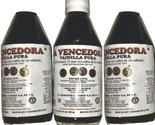 3 X La Vencedora Mexican Vanilla Pure Extract 3 Glass 8.45oz Bottles Mexico - $32.62