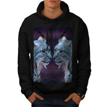 Wellcoda Lynx Big Cat Wild Mens Hoodie, Hunter Casual Hooded Sweatshirt - £25.79 GBP+