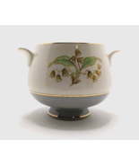 Homer Laughlin Lily of Valley Cavalier Eggshell Sugar Bowl Gold Trim 195... - $24.69 CAD