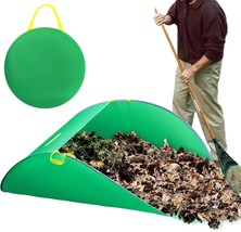 Uqm Leaf Collector, Portable Pop Up Leaf Bags, Foldable Leaf Pick Up Tools - $37.94