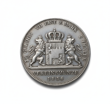 1856 Maximiliano II Baviera Vereinsthaler Medalla de Arte Restrike Colec... - €11,49 EUR